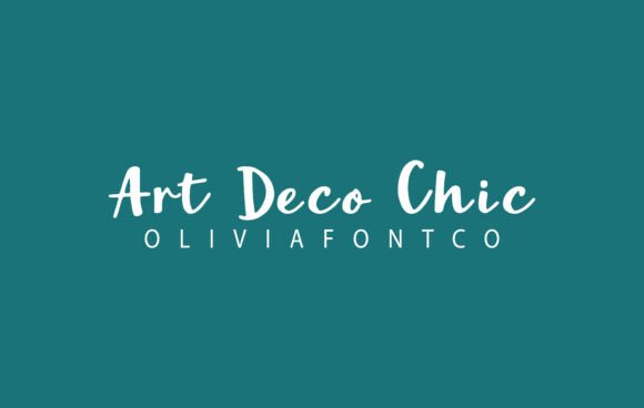 Art Deco Chic: A Timeless Script Font for Modern Web Design