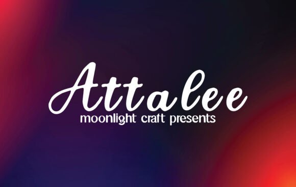 Attalee: The Perfect Script Font for Handmade Creators