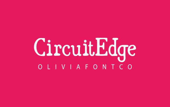 Circuitedge: A Handwritten Font for Creative Crafters