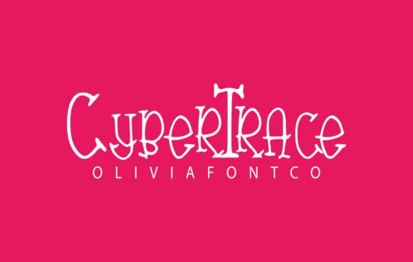 Cybertrace Font: A Romantic Script for Handmade Creations