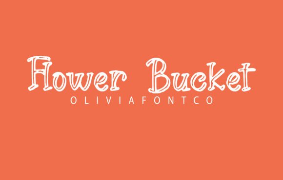 Flower Bucket: A Script Font for Creative Web Design