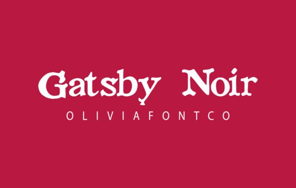 Gatsby Noir: A Script Font That Elevates Digital Branding