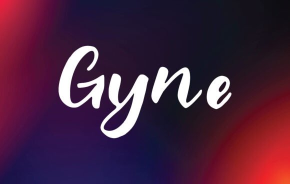 Gyne: A Script Font for Impactful Digital Design