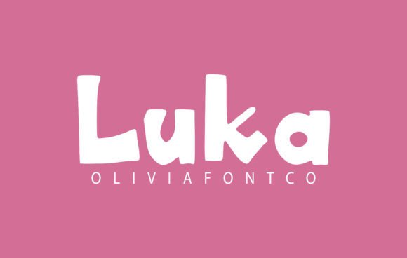 Luka Font for Crafters and Product Creators