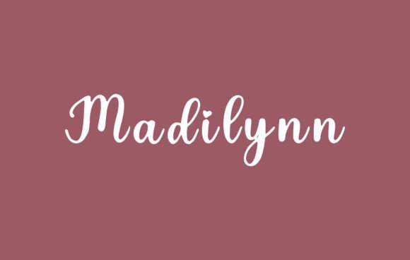 Madilynn: A Romantic Script Font for Web Design and Branding