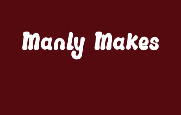 Manly Makes Font: A Stylish Script for Digital Design