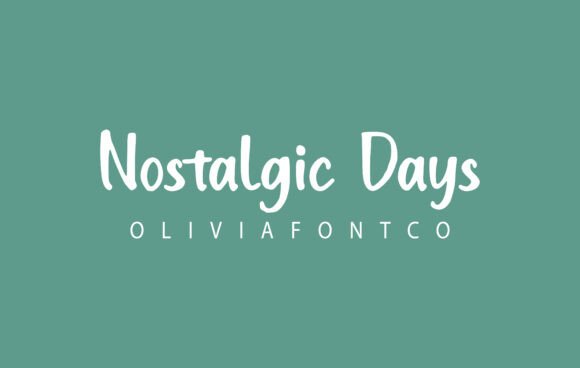 Nostalgic Days Font Review: A Romantic Handwritten Choice
