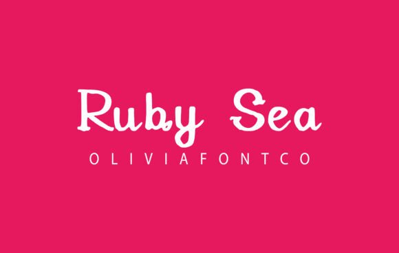 Ruby Sea: A Script Font That Elevates Digital Branding