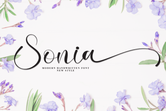 Sonia: A Graceful Handwritten Font for Sophisticated Branding